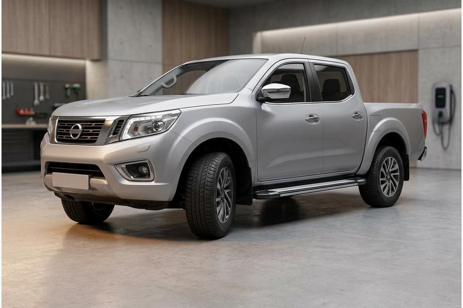 Nissan Navara/NP300 2016– Stranske stopnice Rainbow (2 kosa, aluminij) Image