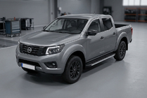 Nissan Navara/NP300 2016– Stranske stopnice Duru (2 kos, aluminij) fotografija 1