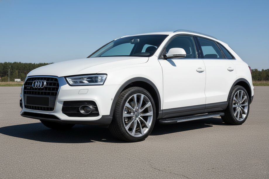 Audi Q3 2011–2019 Bočne stopnice Bosphore Grey (2 kosa, aluminij) Image