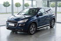 Peugeot 4008 2012–2017 Stranske stopnice Maydos V1 (2 kosa, aluminij / nerjavno jeklo) fotografija 1