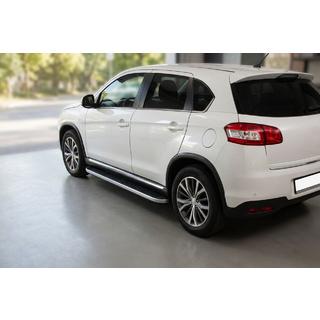 Stranske stopnice Tayga (2 kosa, aluminij) fotografija 1