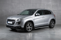 Peugeot 4008 2012–2017 Stranske stopnice Fullmond (2 kos, aluminij) fotografija 1