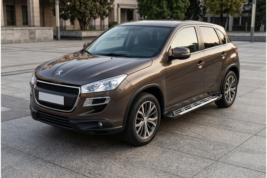 Peugeot 4008 2012–2017 Bočni pragovi Sunrise (2 kos, aluminij) Image