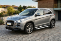 Peugeot 4008 2012–2017 Stranske stopnice Line (2 kosa, aluminij) fotografija 1