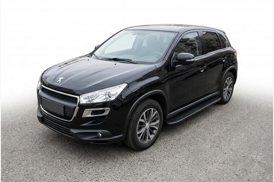 Peugeot 4008 2012–2017 Stranske stopnice Bosphorus Black (2 kosa, aluminij) Image