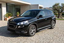 Peugeot 4008 2012–2017 Stranski pragovi Maya V1 (2 kos, aluminij) fotografija 1