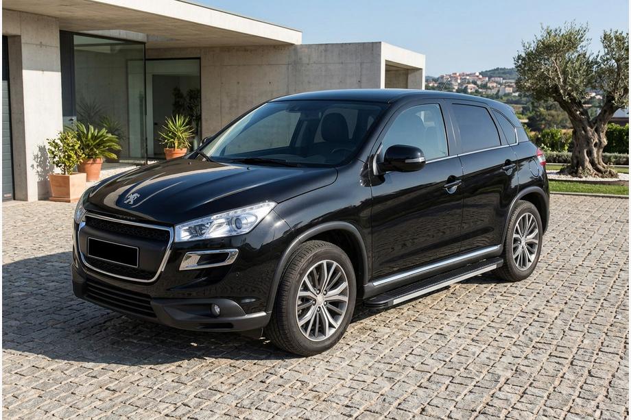 Peugeot 4008 2012–2017 Stranski pragovi Maya V1 (2 kos, aluminij) Image