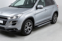 Peugeot 4008 2012–2017 Stranske stopnice tipa X5 (2 kos, aluminij) fotografija 1
