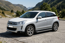Citroen C-4 Aircross 2012–2017 Stranske stopnice BlackLine (2 kosa, aluminij) fotografija 1