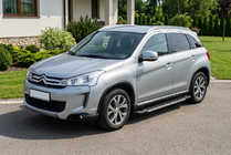 Citroen C-4 Aircross 2012–2017 Bočne stopnice RedLine V1 (2 kosa, aluminij) fotografija 1
