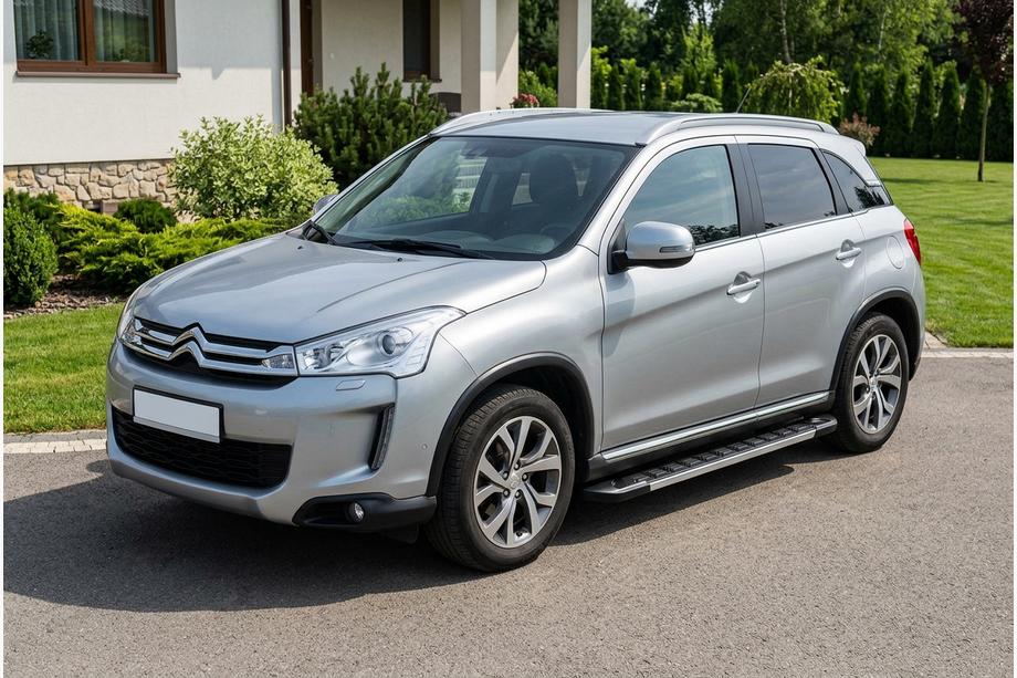 Citroen C-4 Aircross 2012–2017 Bočne stopnice RedLine V1 (2 kosa, aluminij) Image