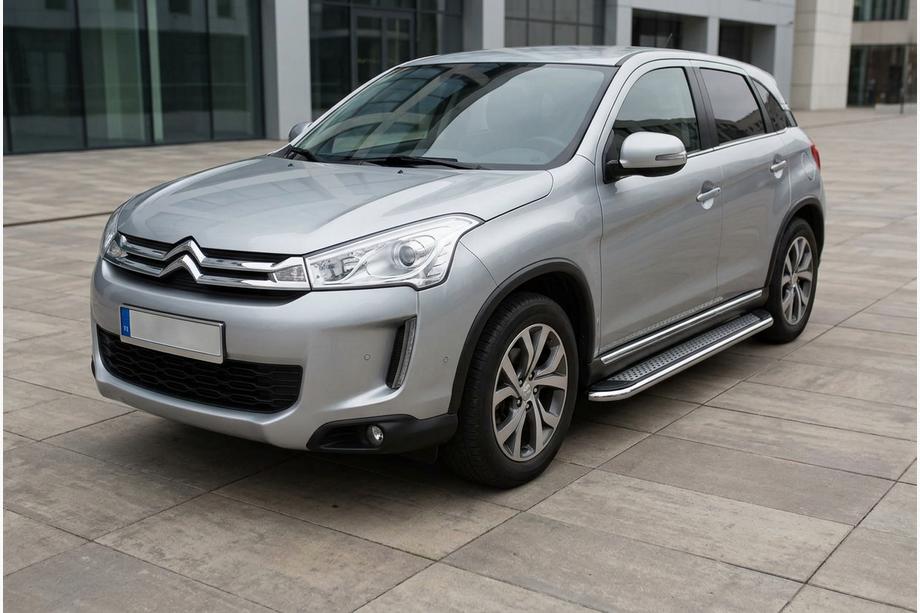 Citroen C-4 Aircross 2012–2017 Stranske stopnice Maydos V2 (2 kosa, aluminij/nerjavno jeklo) Image
