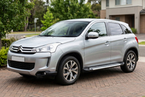 Citroen C-4 Aircross 2012–2017 Stranske stopnice Line (2 kosa, aluminij) fotografija 1