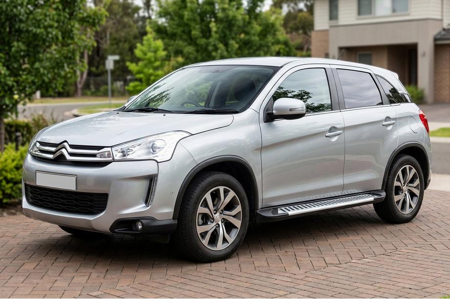 Citroen C-4 Aircross 2012–2017 Stranske stopnice Line (2 kosa, aluminij) Image