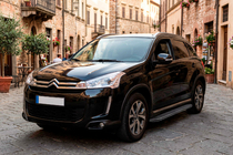 Citroen C-4 Aircross 2012–2017 Stranske stopnice Bosphorus Black (2 kosa, aluminij) fotografija 1