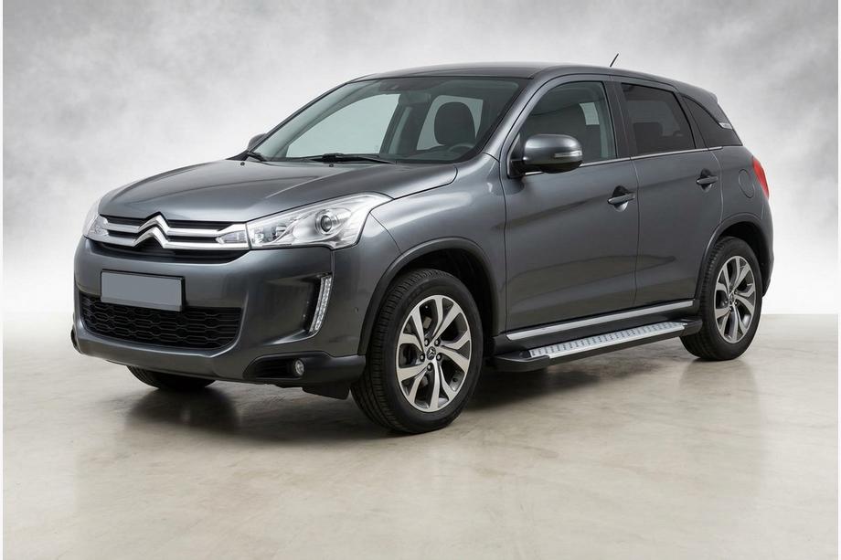Citroen C-4 Aircross 2012–2017 Stranske stopnice tipa X5 (2 kos, aluminij) Image