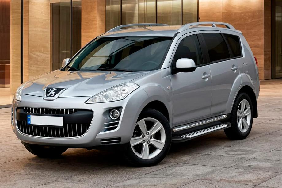 Peugeot 4007 2007–2013 Stranske stopnice Line (2 kosa, aluminij) Image