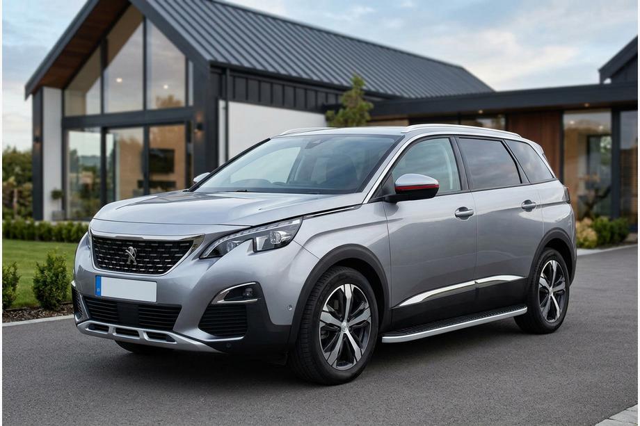 Peugeot 5008 2016–2023 Stranski pragovi Tayga Grey (2 kosa, aluminij) Image
