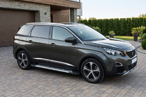 Peugeot 5008 2016–2023 Stranske stopnice Line (2 kosa, aluminij) fotografija 1