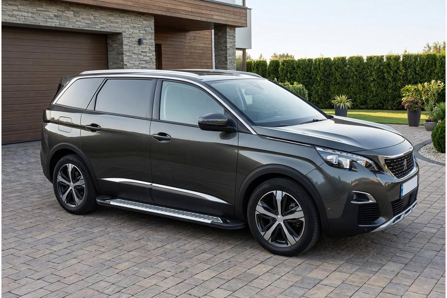 Peugeot 5008 2016–2023 Stranske stopnice Line (2 kosa, aluminij) Image