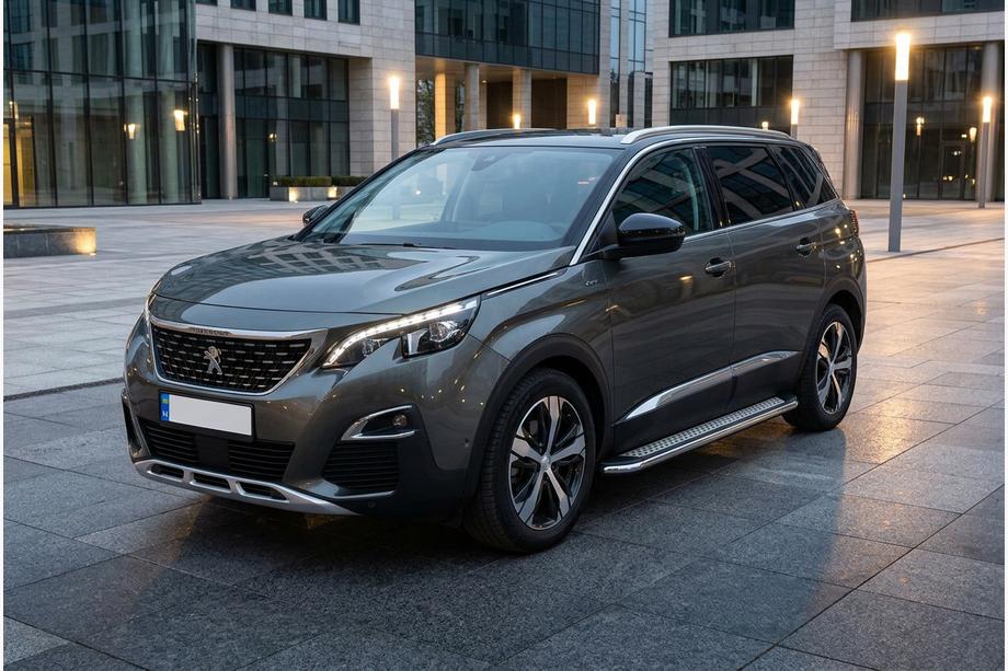 Peugeot 5008 2016–2023 Stranske stopnice Maydos V2 (2 kosa, aluminij/nerjavno jeklo) Fotografija 1