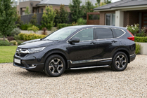 Honda CRV 2017–2022 Stranske stopnice Fullmond (2 kos, aluminij) fotografija 1