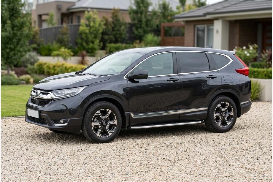 Honda CRV 2017–2022 Stranske stopnice Fullmond (2 kos, aluminij) Image