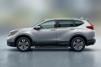 Honda CRV 2017–2022 Stranske stopnice RedLine Black (2 kosa, aluminij) fotografija 1