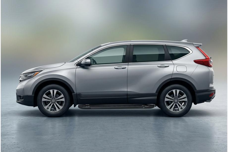 Honda CRV 2017–2022 Stranske stopnice RedLine Black (2 kosa, aluminij) Image
