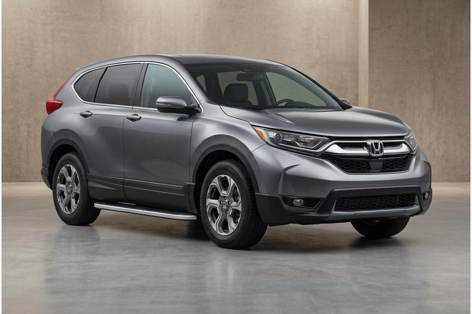 Honda CRV 2017–2022 Stranske stopnice Tayga Grey (2 kos, aluminij) Image