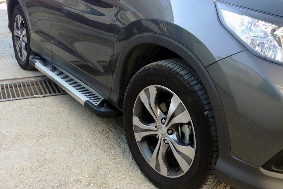 Honda CRV 2017–2022 Stranske stopnice Line (2 kosa, aluminij) Image
