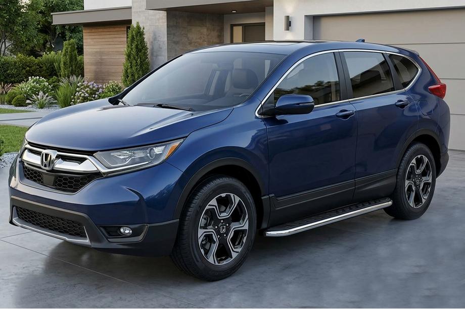 Honda CRV 2017–2022 Stranske stopnice Maydos V1 (2 kosa, aluminij / nerjavno jeklo) Image