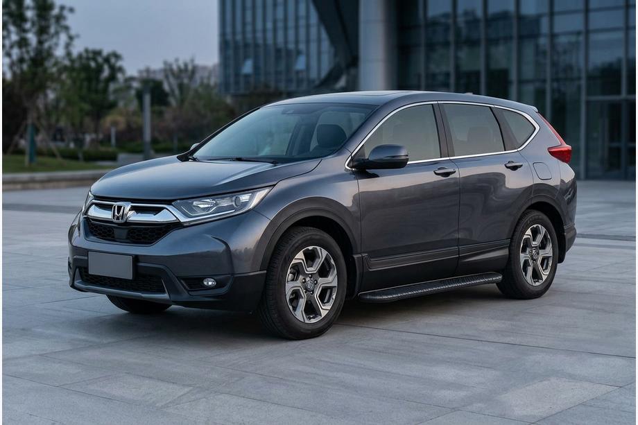 Honda CRV 2017–2022 Stranske stopnice Bosphorus Black (2 kosa, aluminij) Image