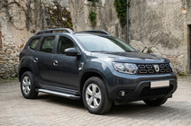 Renault Duster 2018–2024 Stranske stopnice Allmond Grey (2 kosa, aluminij) fotografija 1