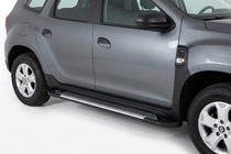 Renault Duster 2018–2024 Stranske stopnice Line (2 kosa, aluminij) fotografija 1