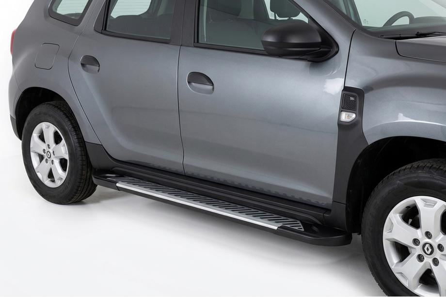 Renault Duster 2018–2024 Stranske stopnice Line (2 kosa, aluminij) Image