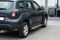 Renault Duster 2018–2024 Stranske stopnice Rainbow (2 kosa, aluminij) fotografija 1