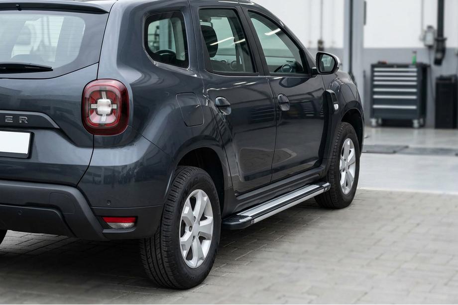 Renault Duster 2018–2024 Stranske stopnice Rainbow (2 kosa, aluminij) Image