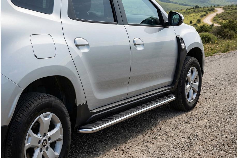 Renault Duster 2018–2024 Stranske stopnice Maydos V1 (2 kosa, aluminij) Image