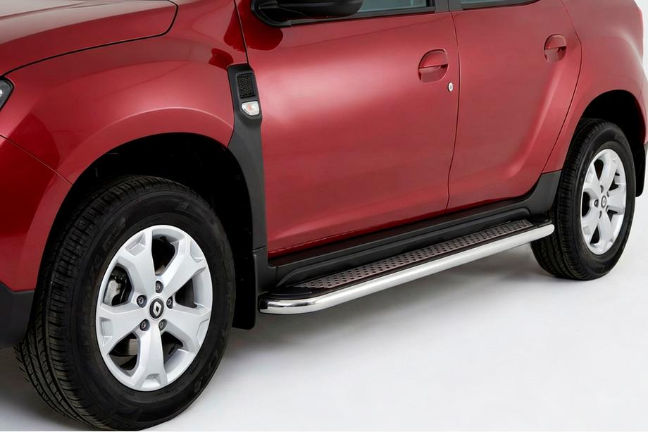 Renault Duster 2018–2024 Stranske stopnice Maydos V2 (2 kosa, aluminij) Image