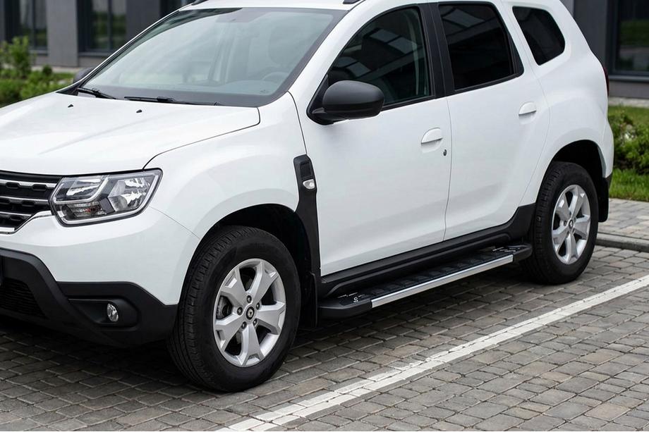 Dacia Duster 2018–2024 Bočne stopnice RedLine V1 (2 kosa, aluminij) Image