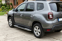 Dacia Duster 2018–2024 Bočne stopnice Tayga Grey V2 (2 kos, aluminij) fotografija 1