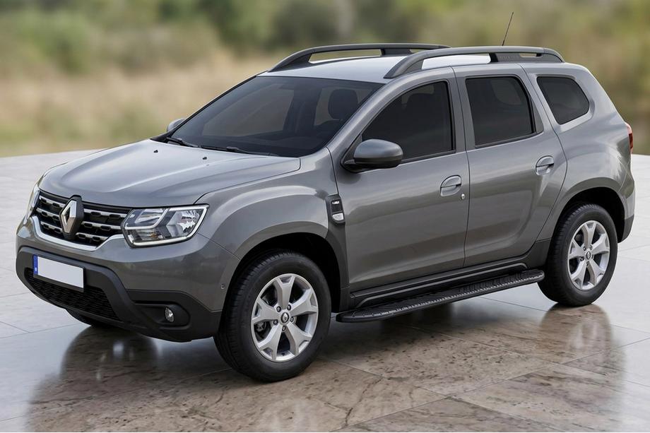 Dacia Duster 2018–2024 Bočne stopnice Bosphore Black (2 kos, aluminij) Image