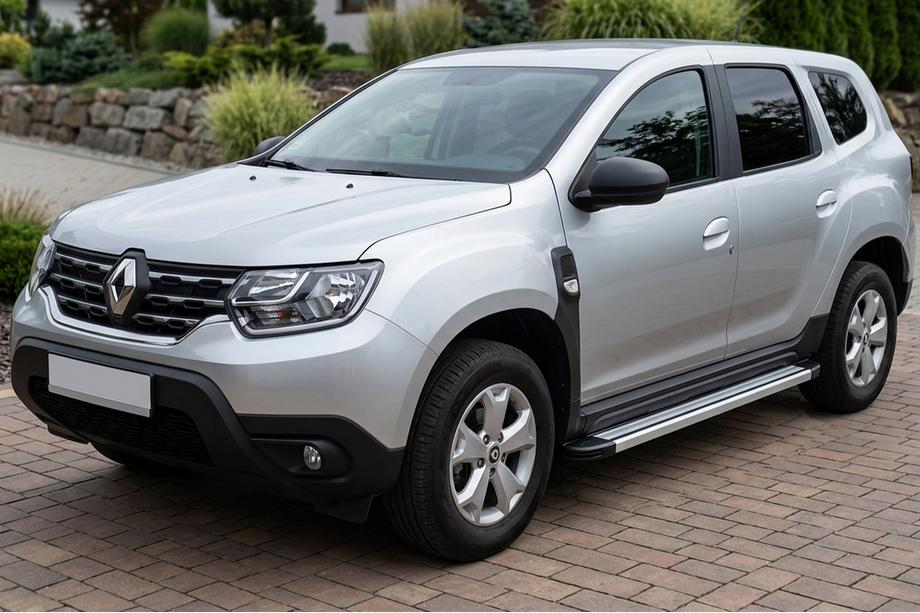 Dacia Duster 2018–2024 Bočne stopnice Maya V4 (2 kos, aluminij) Image