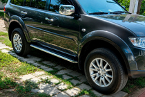 Fiat Fullback 2016– Stranske stopnice Maydos V2 (2 kosa, aluminij/nerjavno jeklo) fotografija 7