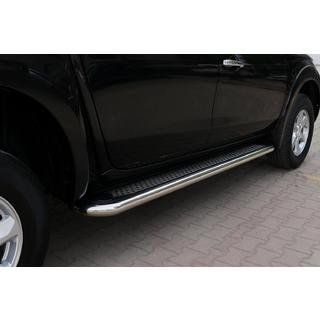 Stranske stopnice Maydos V2 (2 kosa, aluminij/nerjavno jeklo) fotografija 3