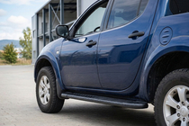 Fiat Fullback 2016– Stranske stopnice Bosphorus Black (2 kosa, aluminij) fotografija 1