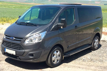 Ford Custom 2013–2022 Stranske stopnice Bosphorus Grey (2 kos., aluminij) fotografija 6