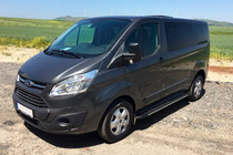 Ford Custom 2013–2022 Stranske stopnice Bosphorus Grey (2 kos., aluminij) fotografija 2