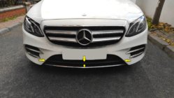 Mercedes Razred E W213 2016–2023 Kromirani trak za sprednji odbijač 2016-2019 (nerjavno jeklo) fotografija 2